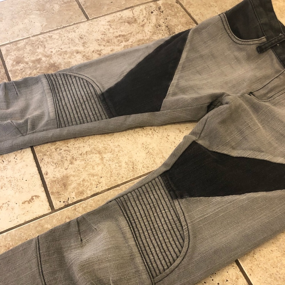 BCBG MaxAzria moto jeans